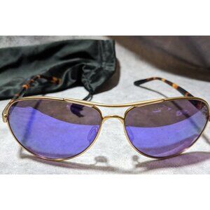 Oakley Feedback Tortoise Purple Mirror Lens Sunglasses